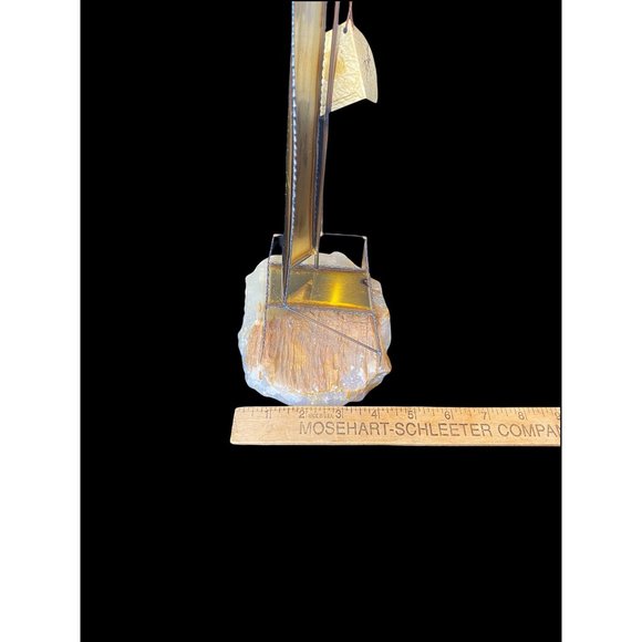 DeMott Brass Sailboat NWT Sailboat Made Of Brass, Copper and Steel Mounted On I - Picture 13 of 15